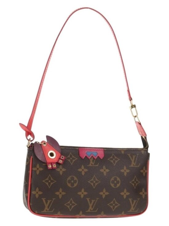 Louis Vuitton Handbags - LOUIS VUITTON Monogram Totem Pochette Accessoires Pouch M41669 LV Auth 144884V